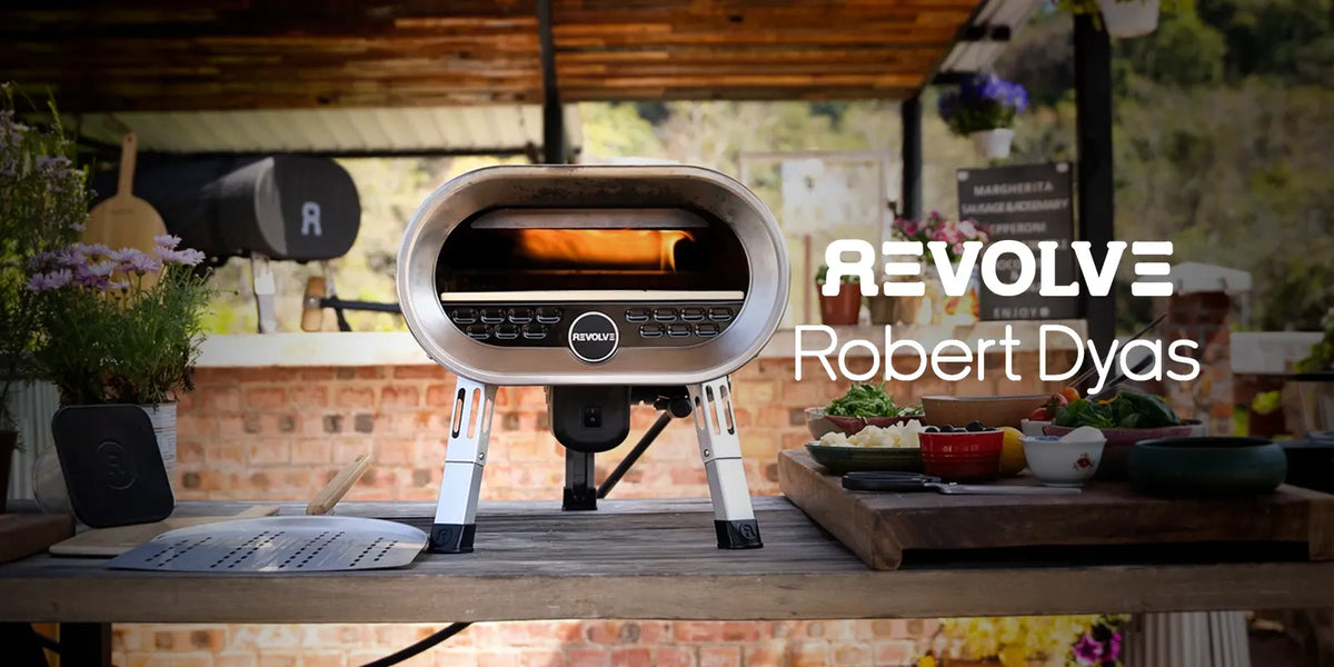 Revolve Pizza Oven available at Robert Dyas